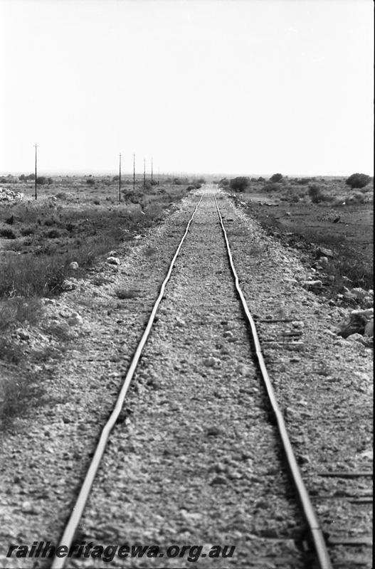 P11141
Track, Austin, NR line, view along track looking south.

