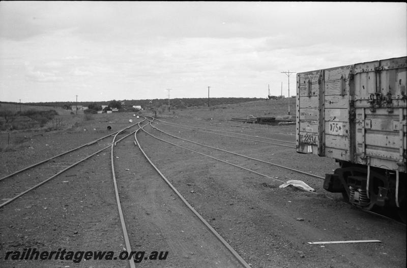 P11160
Yard, Meekatharra, NR line, view looking north.
