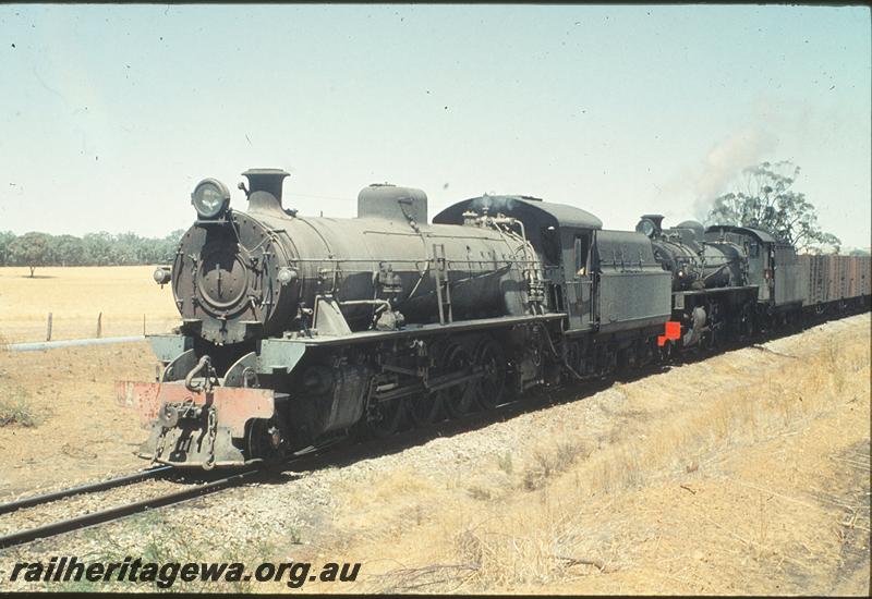 P11289
W class and PMR class on goods train. GSR line.
