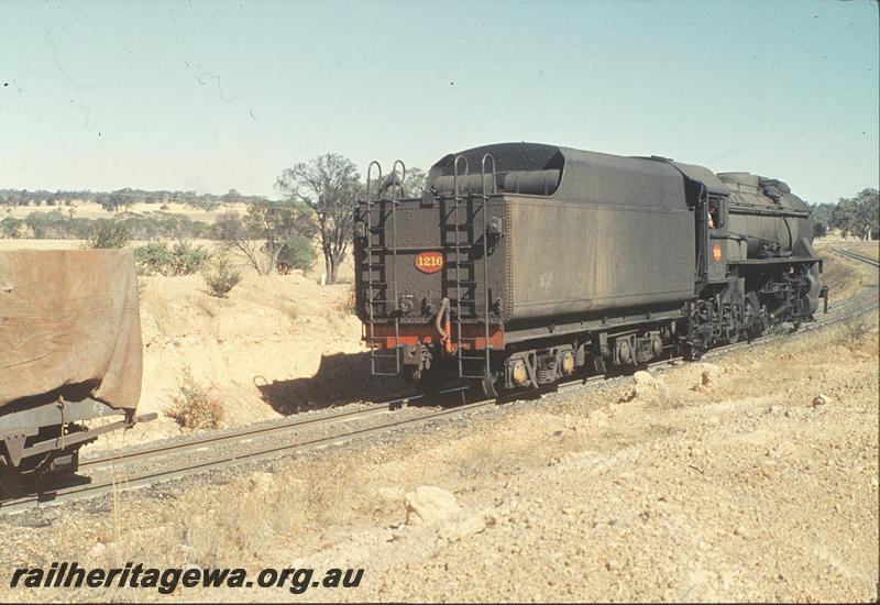 P11317
V class 1216 returning from Narrogin for rear half of train. GSR line.
