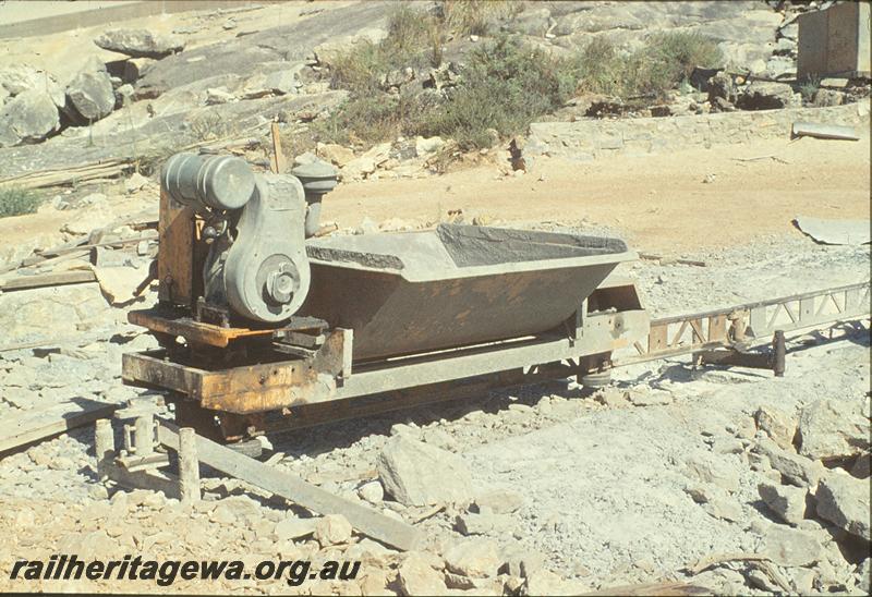 P11373
Monorail for concrete delivery, Wellington Dam.
