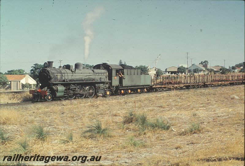 P11375
PMR class 731, up goods, empty car wagons, Shenton Park. ER line.
