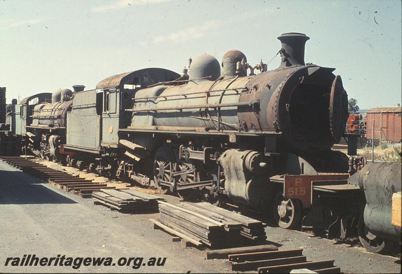 P11390
P class 515, P class, salvage yard, Midland Junction.
