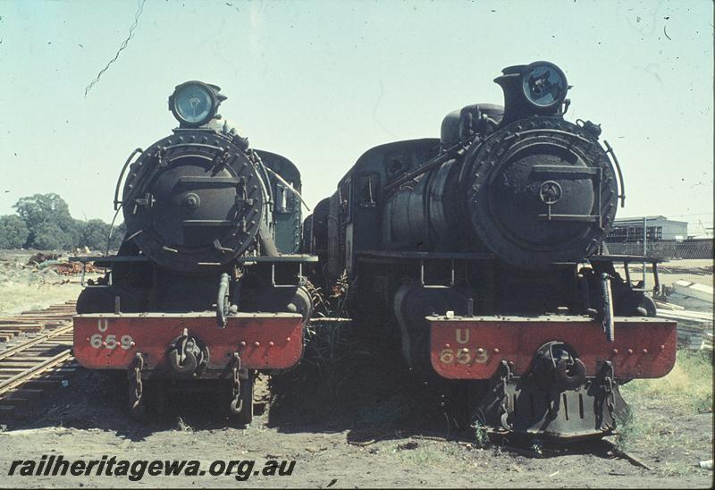 P11394
U class 659, U class 653, storage, Midland Junction.
