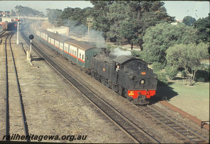 P11418
DD class 595, suburban passenger, signals, Axon Avenue bridge, Subiaco east end. ER line.
