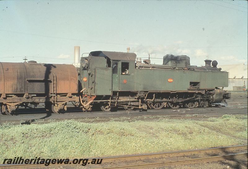 P11602
UT class 664, JX class diesel fuel tanker, East Perth loco shed. ER line.
