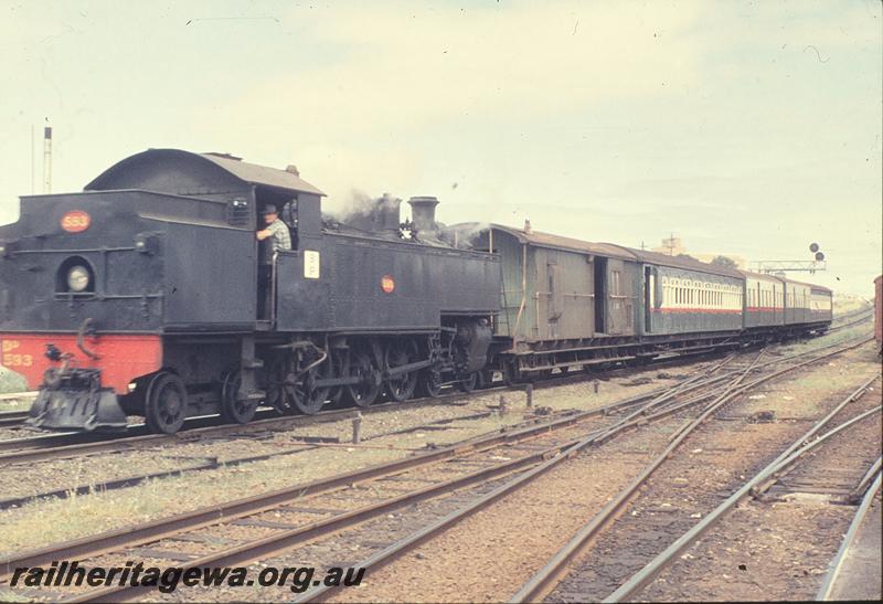 P11700
DD class 593, down show special, west end of Subiaco. ER line.
