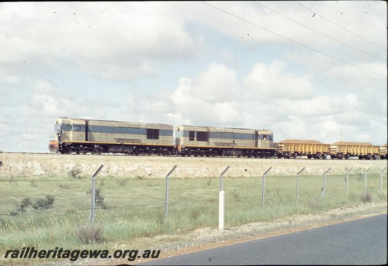 P11731
K class 208, K class, taking first iron ore train to AIS sidings. FM line.
