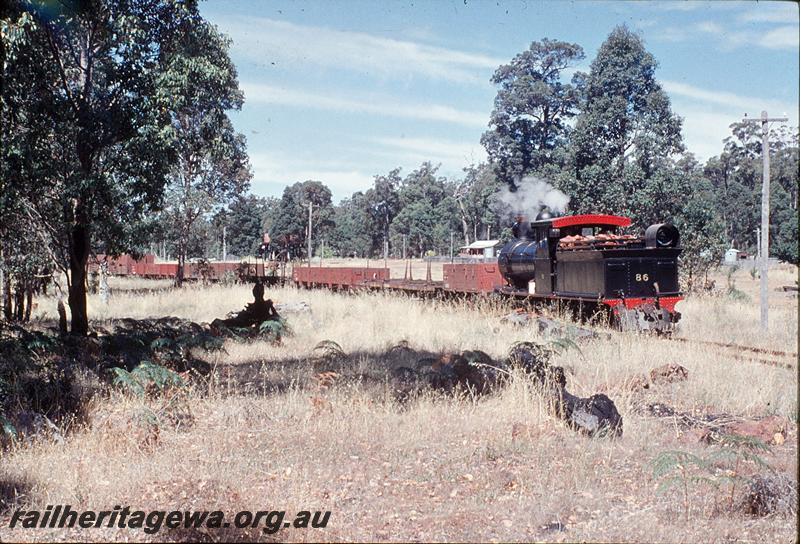 P11790
86, shunting empties at Yornup.
