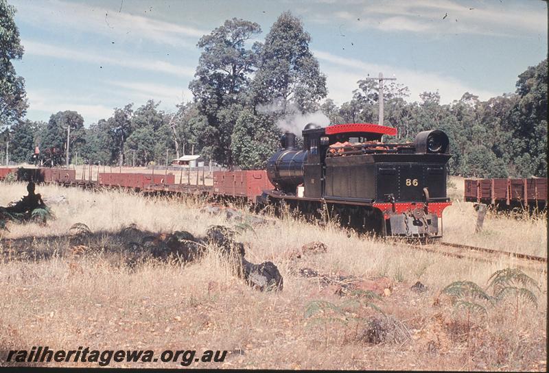 P11791
86, shunting empties at Yornup.
