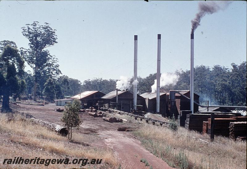 P11794
Donnelly River Mill, mill and log unloading area.
