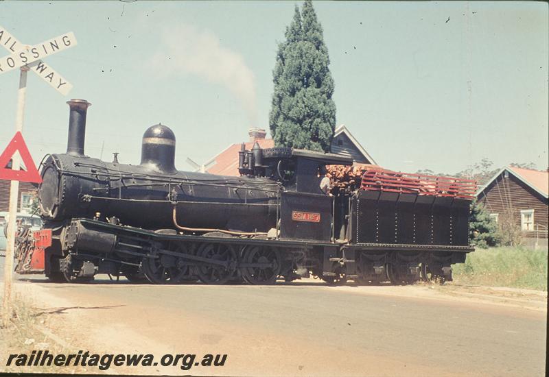 P11815
SSM 7, shunting across SW Highway near Pemberton mill.
