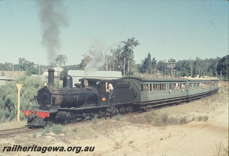 P11936
G class 123 on special train, SW Highway level crossing. PP line.

