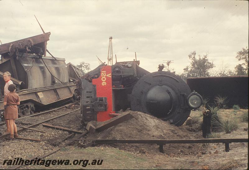 P11970
V class 1206, Mundijong Junction accident. SWR line.
