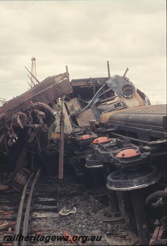 P11973
Wreckage, Mundijong Junction accident. SWR line.
