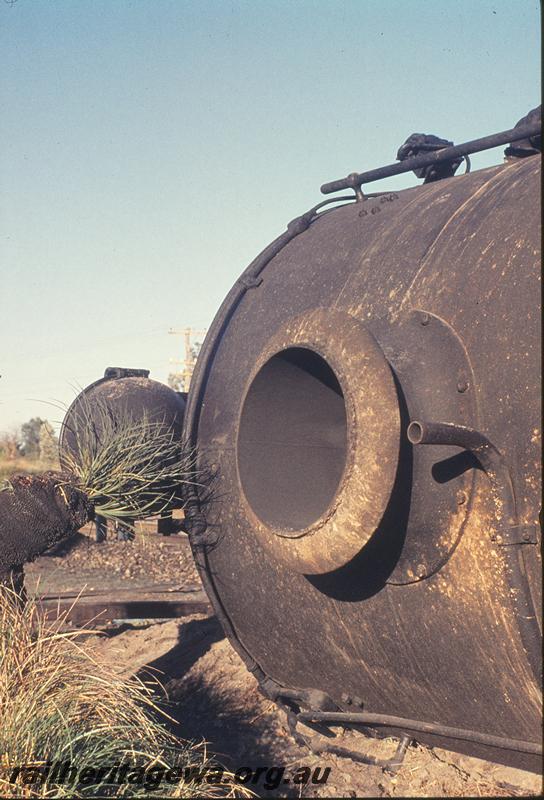 P11998
V class 1206, chimney detail, Mundijong Junction accident. SWR line.
