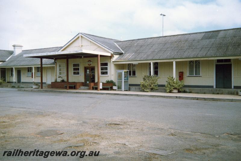 P12084
Station building, Albany, GSR line, streetside view
