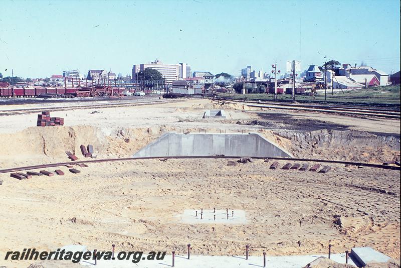 P12269
East Perth, new loco depot, turntable pit. ER line.
