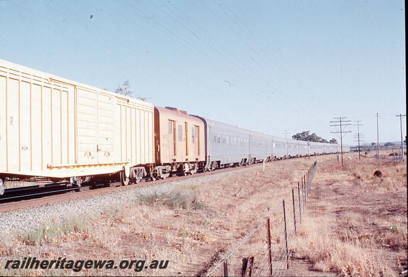 P12334
Interstate freight with ROA coaches, near Millendon Junction. Avon Valley line.
