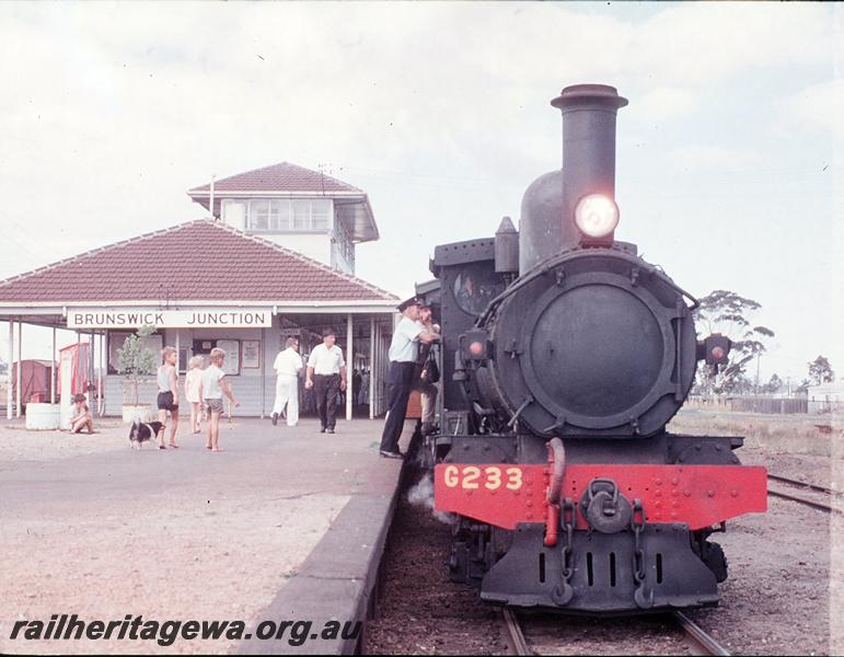 P12350
G class 233, vintage train for USS Bainbridge, Brunswick Junction. SWR line.
