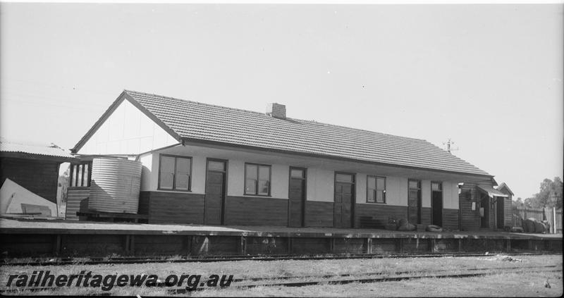 P12662
Station building North Dandalup. SWR line, trackside view
