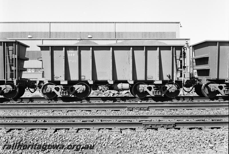 P12681
Hamersley Iron Nippon Sharyo ore car number 088 loaded with iron ore fines
