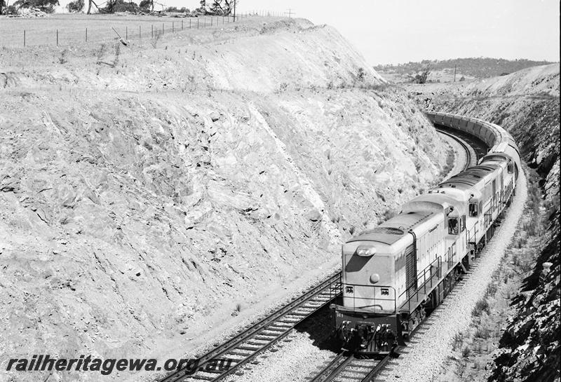 P12716
H class 1 in original livery leading a K class and another H class, Avon Valley line, grain train.
