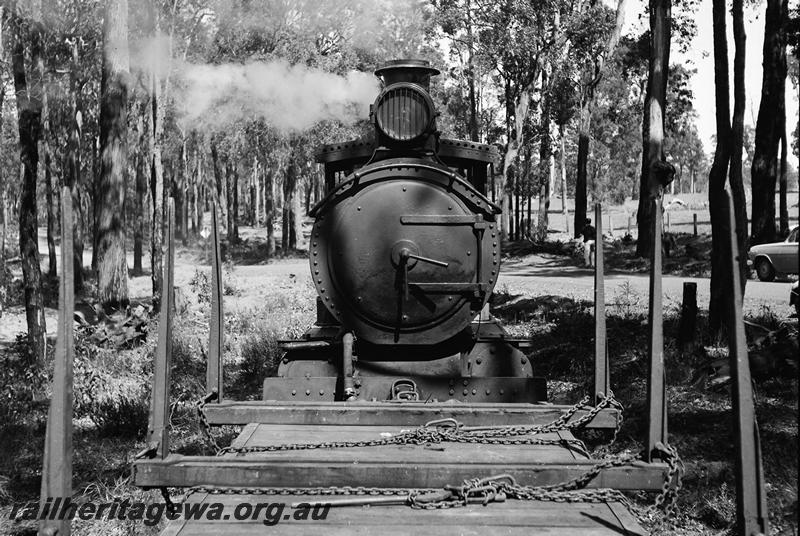 P12724
YX class view of smokebox door from wagon
