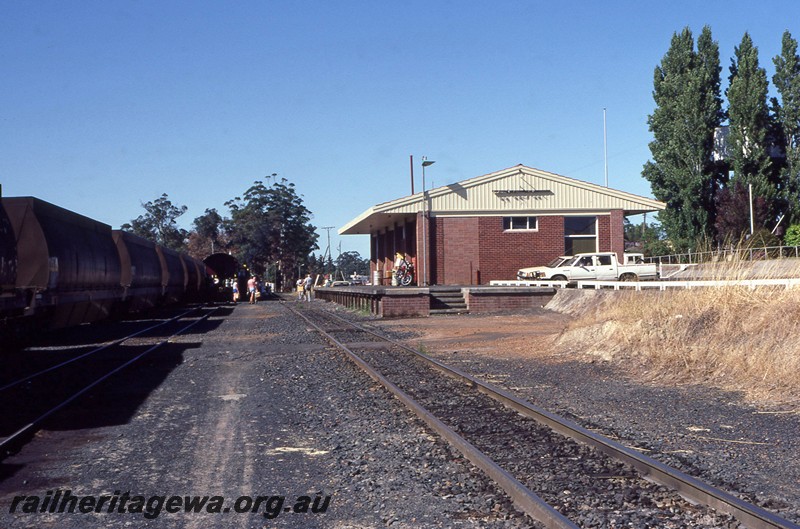 P12802
XO class wagons, station yard, Manjimup, PP line
