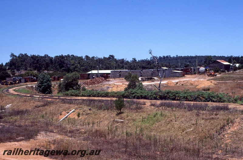 P12803
Rail siding, timber mill, Northcliffe, PP line
