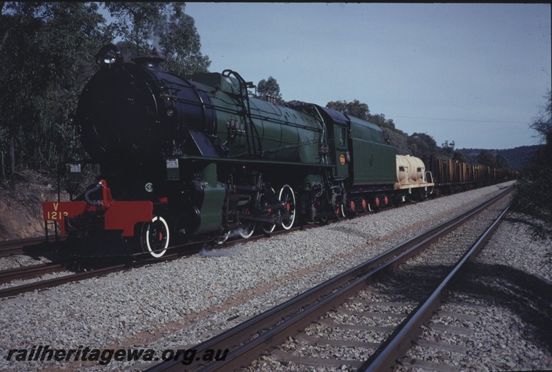 P12873
V class 1213, recently painted, front and side view, on test run
