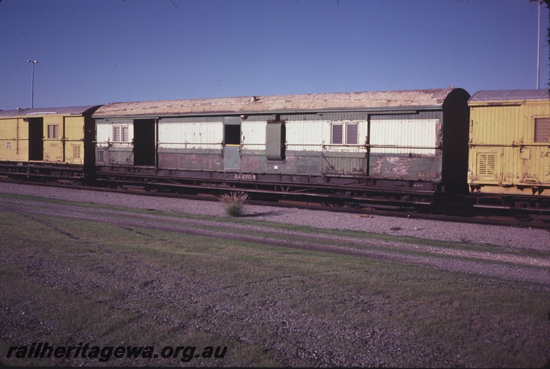 P12902
ZJ class 270, Forrestfield Yard, side view, stowed.
