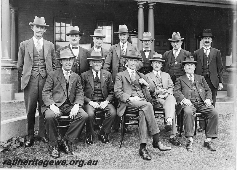 P12919
Group photo of Leading Hand Fitters, Midland Workshops, c1933
