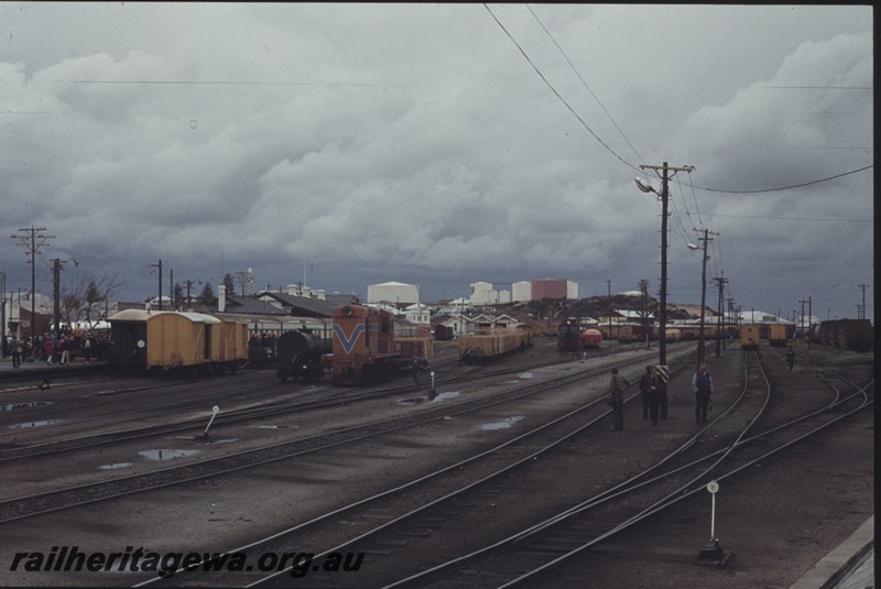 P13012
Y class, yard, Bunbury, SWR line, view looking west
