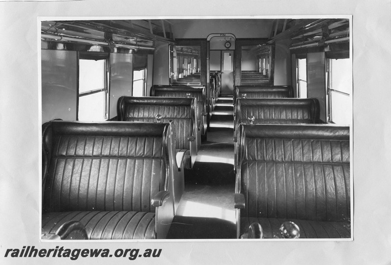 P13612
ADU class carriage, internal view showing the seating arrangements

