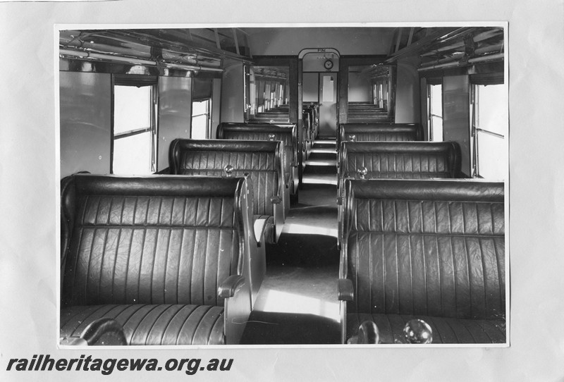 P13612
ADU class carriage, internal view showing the seating arrangements
