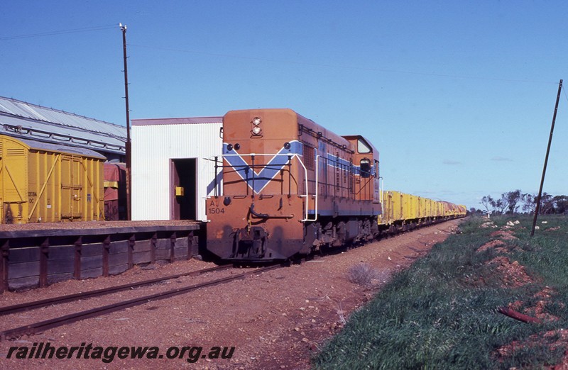 P13690
A class 1504, Bindi Bindi, CM line, narrow gauge goods train.
