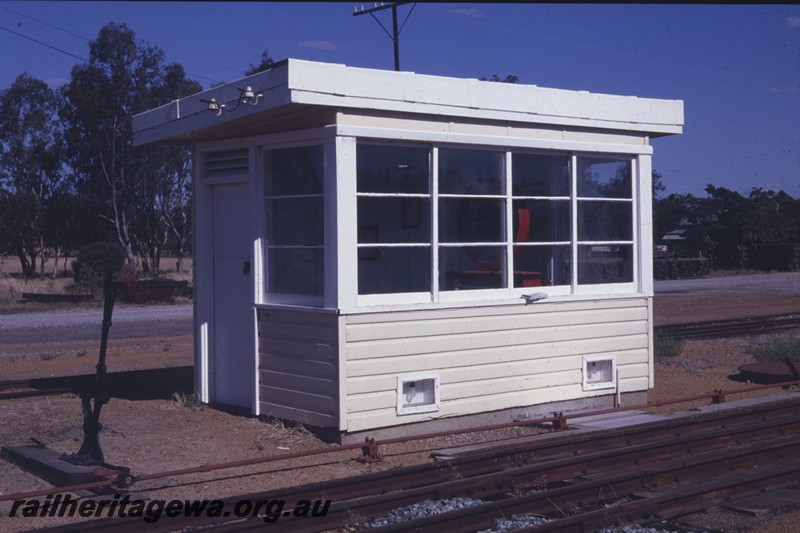 P13834
Weighbridge building, Pinjarra, SWR line, trackside view
