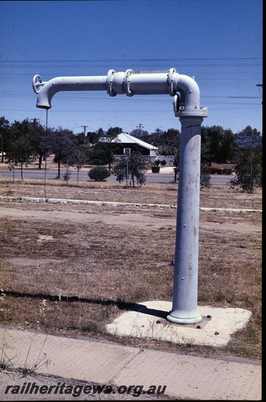 P13837
Water column, older style, Merredin, EGR line, preserved at the station museum
