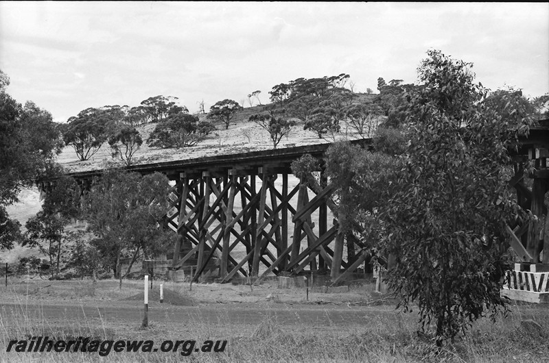 P13900
Trestle bridge, Ringa, CM line, view crossing road.
