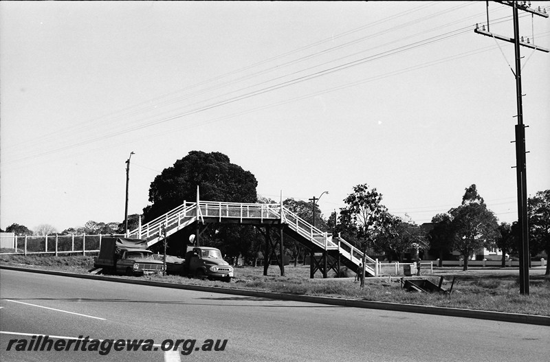 P13964
Footbridge over the line near Daglish, ER line
