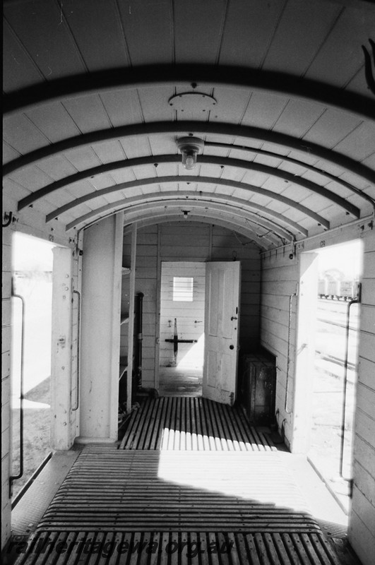 P14006
1 of 4 internal views of Z class 129 brakevan, view along the van looking towards the guard's compartment
