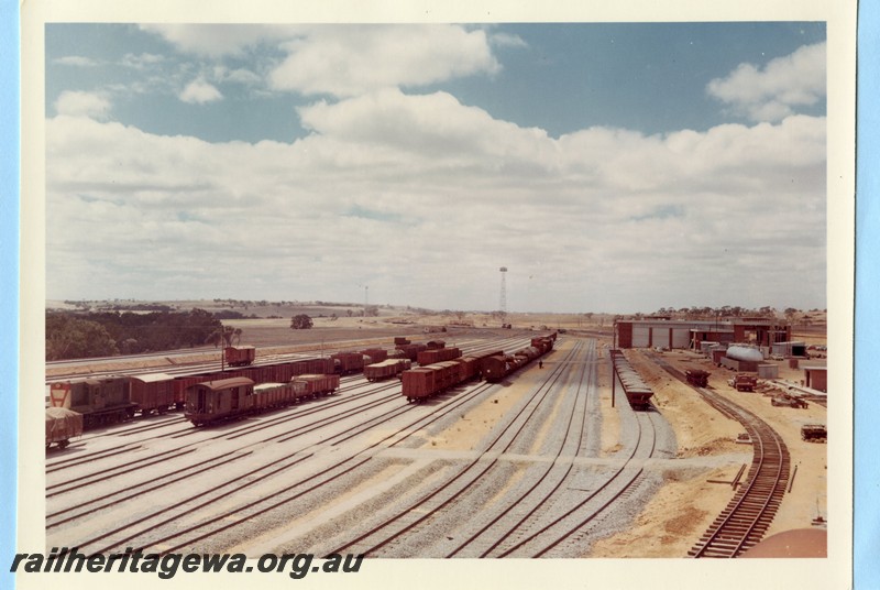 P14099
Avon Yard, view looking east, tracks still under construction.
