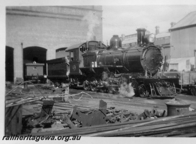 P14149
F class, Midland Workshops, side and front view 
