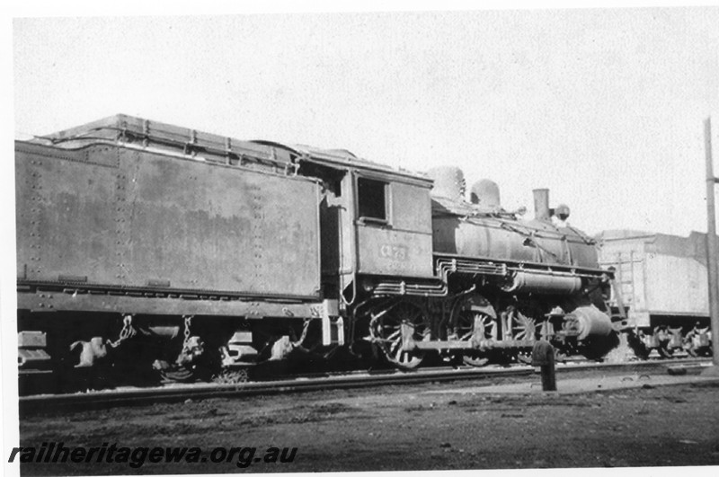 P14214
Commonwealth Railways (CR) CN class 73, Parkeston Locomotive Depot, loco purchased from the Canadian Pacific Railway during WW2.
