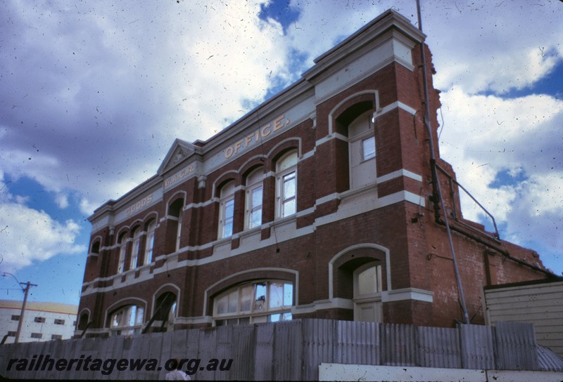 P14297
Goods office, front facade, Perth, ER line.
