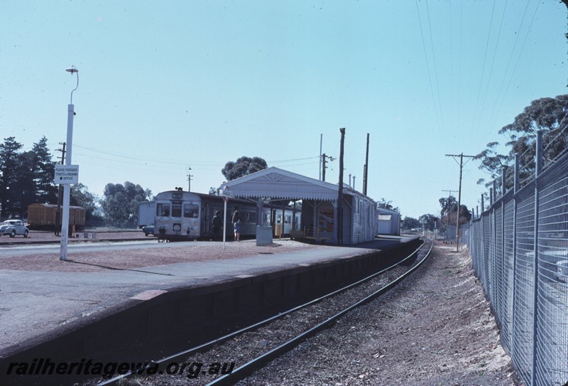 P14324
6 of 6, Station buildings, island passenger platform, diesel railcar, Armadale, SWR line.
