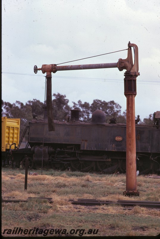 P14337
Water column, DD class 596 in the background, Midland, ER line.
