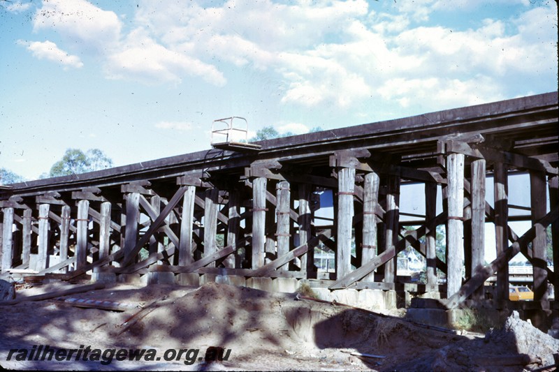 P14446
Trestle bridge, Guildford, view of the section over the land
