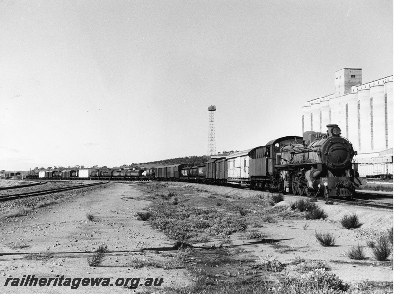 P14545
PM class 711, Grain silo, workman's van ex ZA class brakevan in consist, Avon Yard, Standard Gauge line
